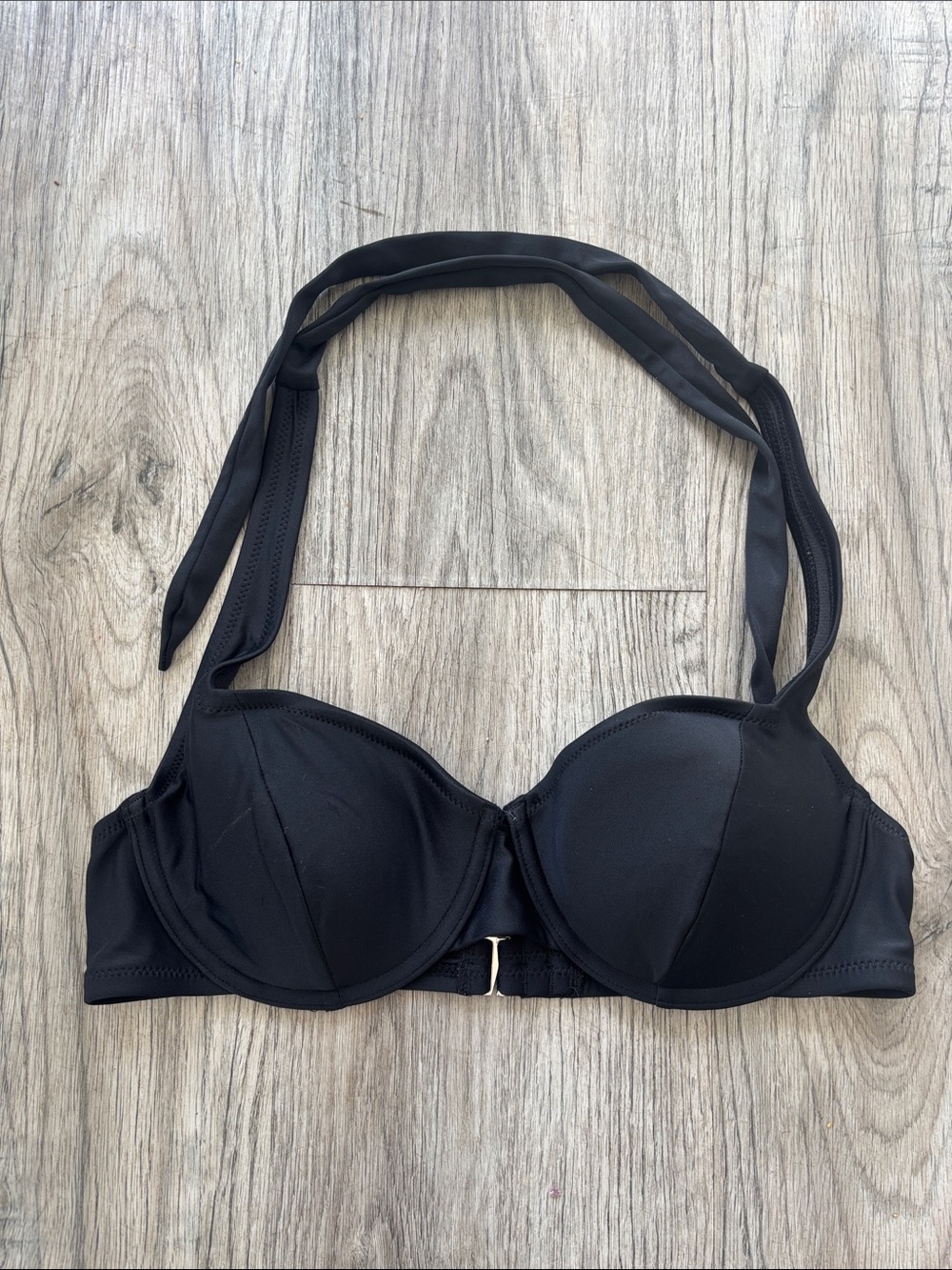 Black Halter Underwire Bikini Top - Women Intimates